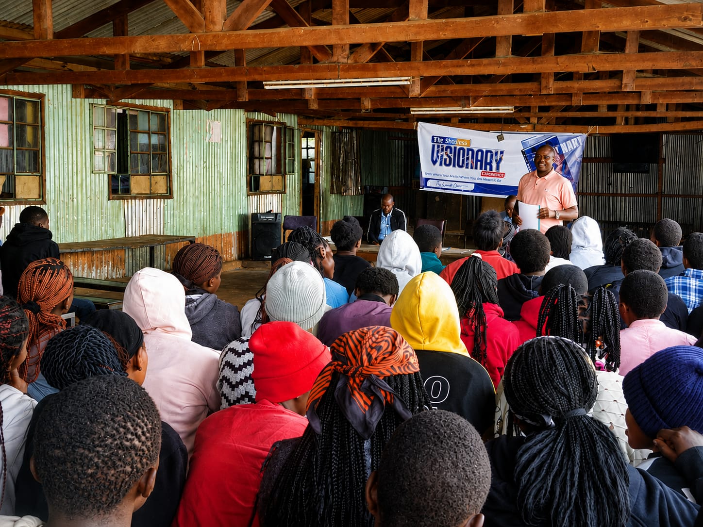 Student Mentorship Session - The Shoeless Visionary Experience at a school in Uasin Gishu County